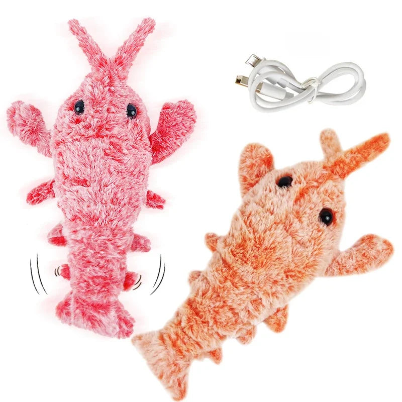 New Cat Toys Electric Lobster USB Rechargeable Simulation Jumping Shrimp