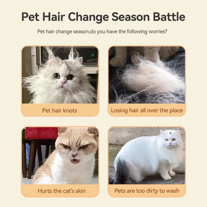  Pet Steam Comb Cat Electric Spray Brushes for Dog Hair Removal 