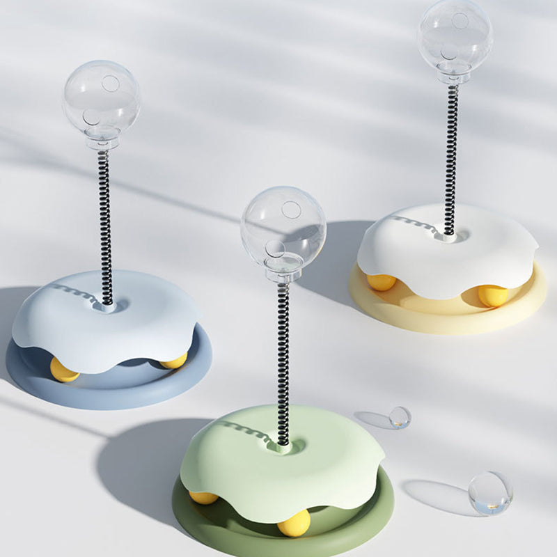 Cat Leakage Food 2 in 1 Toys Turntable Ball Toys 