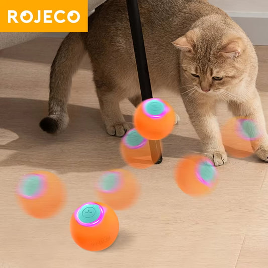 Smart Pet Toys Cat Bouncing Ball Automatic Rolling Ball