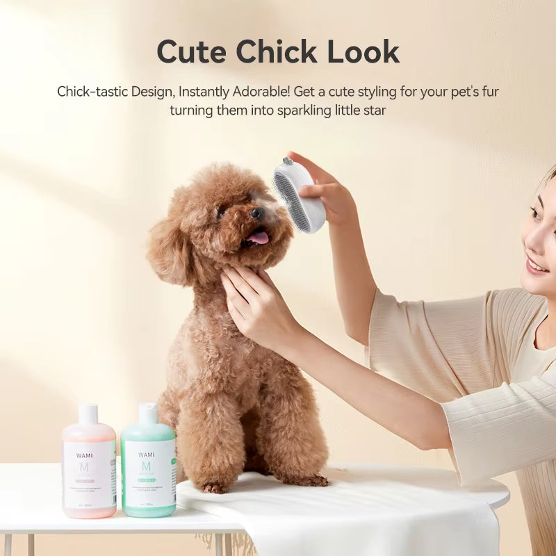  Pet Steam Comb Cat Electric Spray Brushes for Dog Hair Removal 