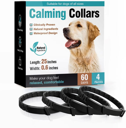 3/4 Pc Dogs Calming Pheromone Collars Cats Relieve Anxiety Adjustable Comfortable Collar