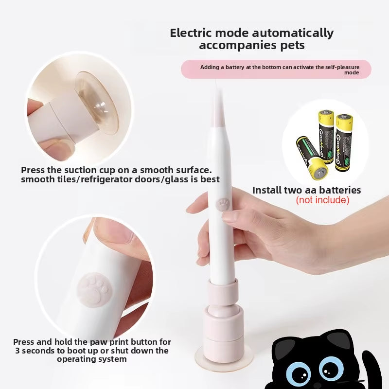 Electric Suction Cup Cat Toy Rotating Butterfly Flying Cat Self-Entertaining Toy