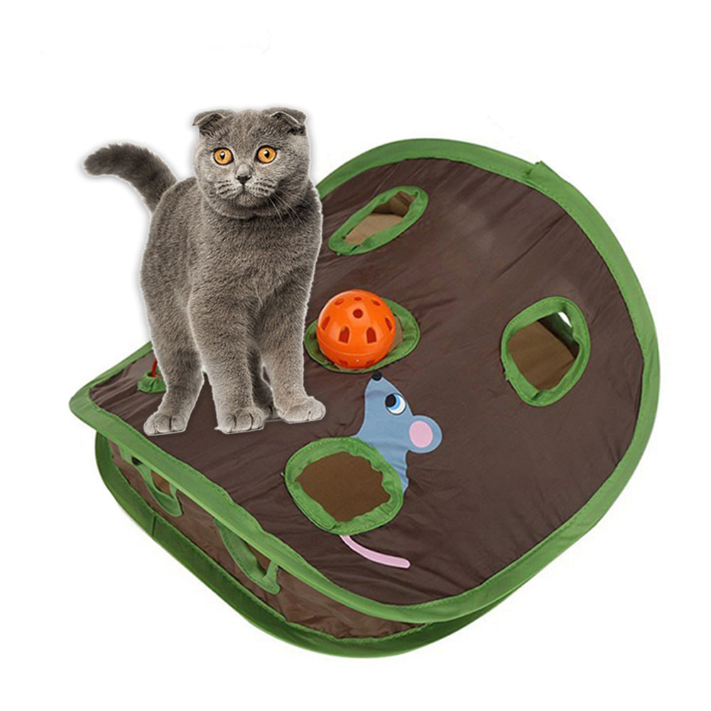 Cute Pet Cat Interactive Hide Seek Game 9 Holes 