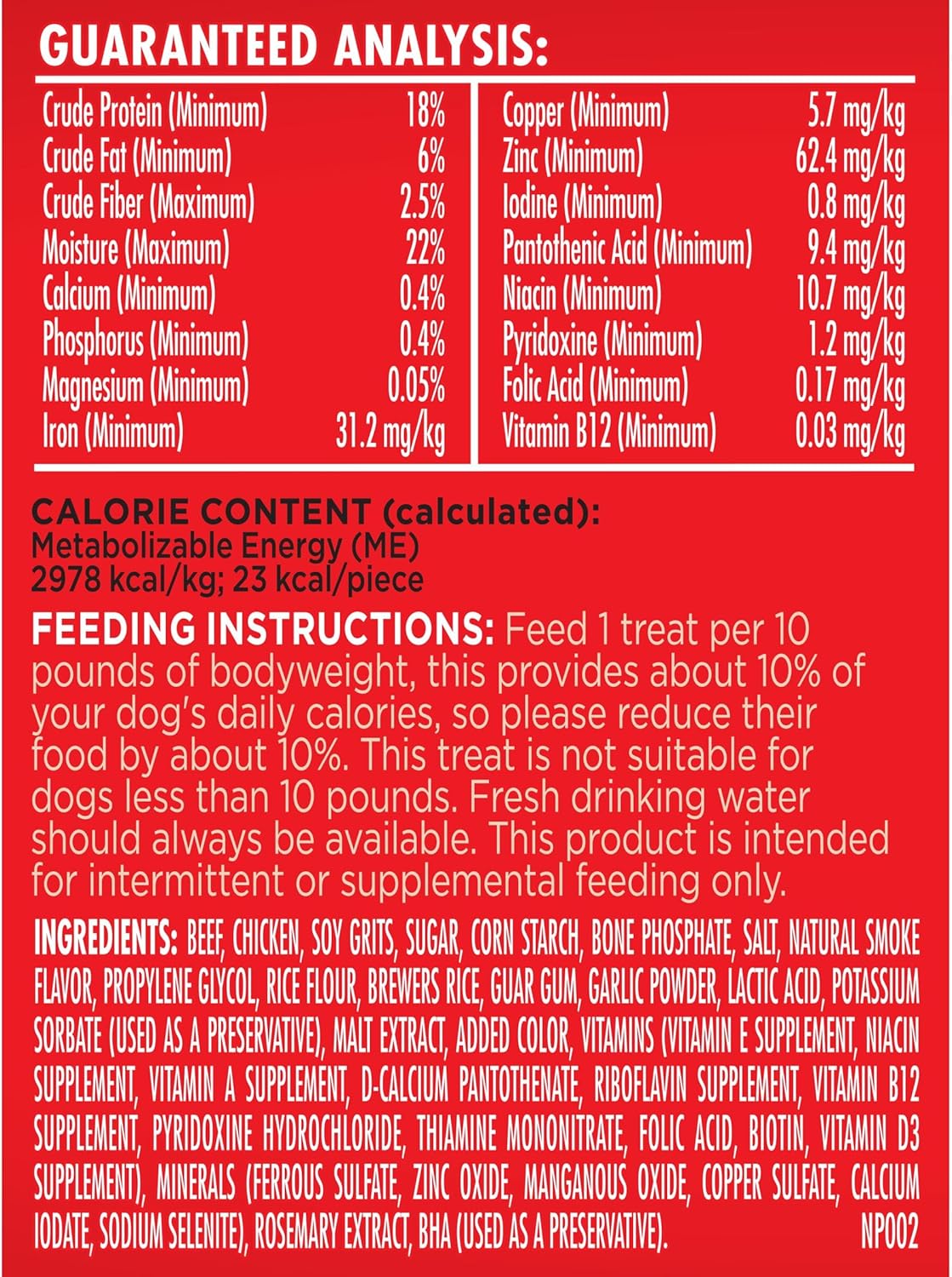 Soft & Chewy Dog Treats, Beef & Filet Mignon Recipe, 25 Ounce