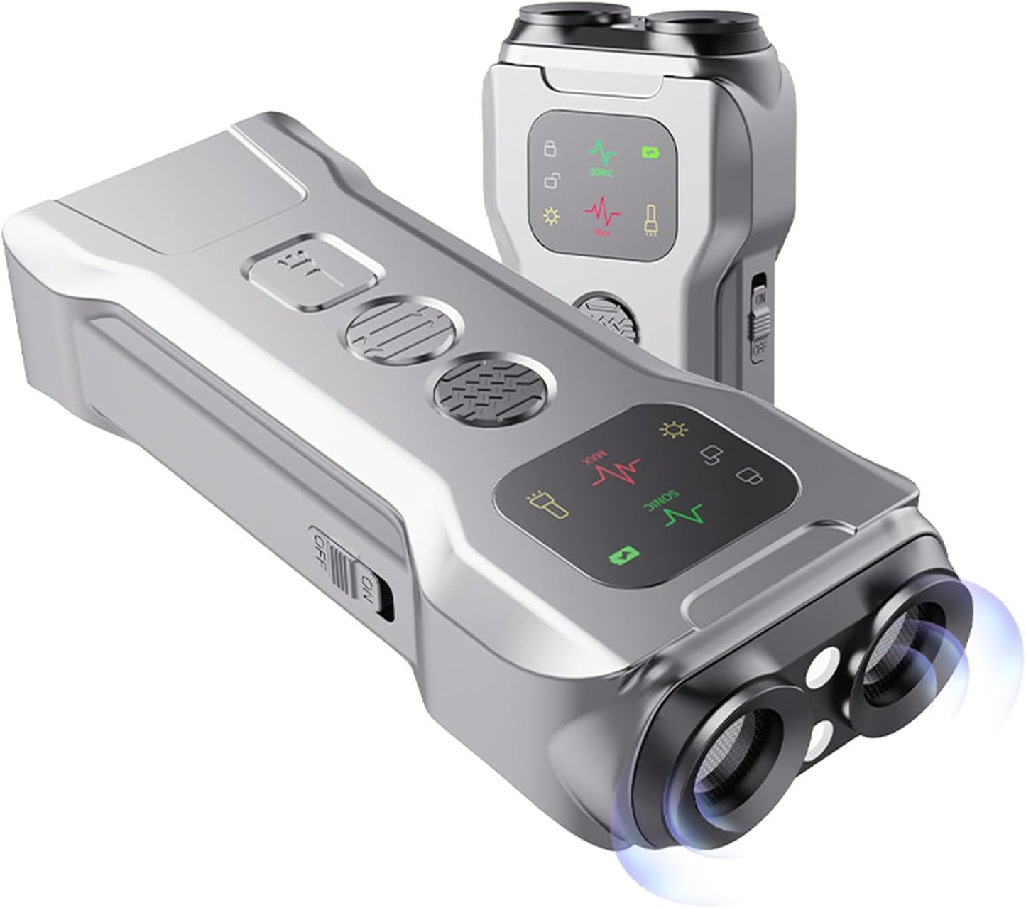 Dog Barks No More Dog Training Device, 5 in 1 Rechargable Ultrasonic anti Barking Device 35FT with High Low Mode, Safe & Painless, Dog Bark Deterrent Devices Portable Bad Haviour Stopper