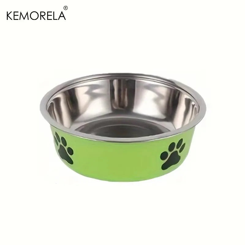 Non-Slip Stainless Steel Pet Bowl for Large Medium Small Dogs and Cats