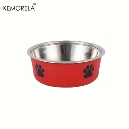 Non-Slip Stainless Steel Pet Bowl for Large Medium Small Dogs and Cats