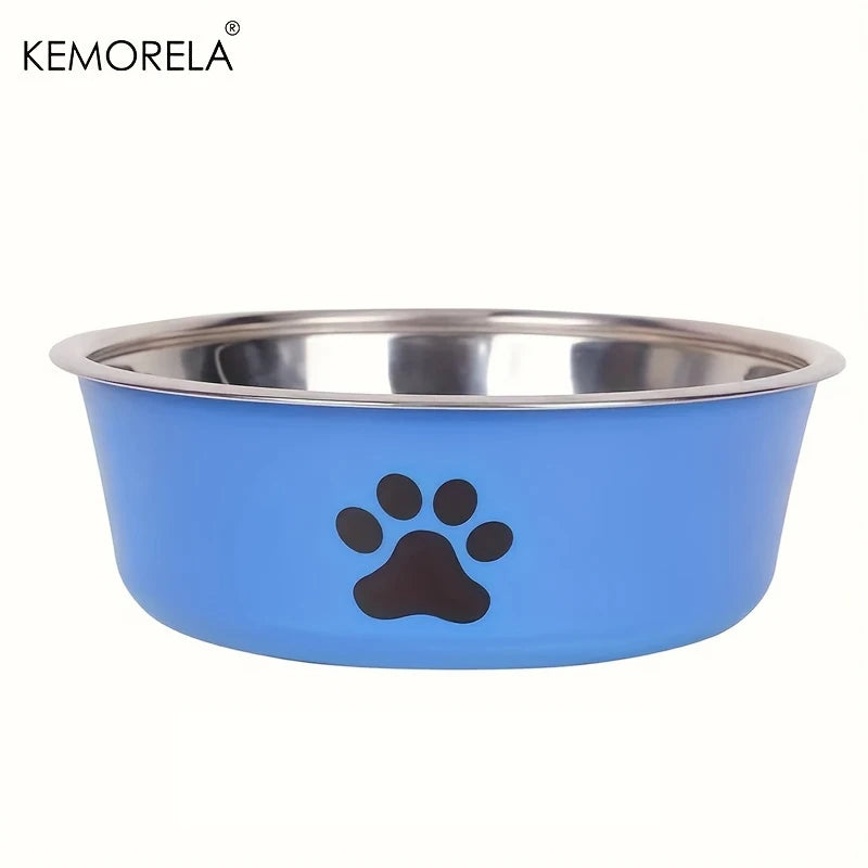 Non-Slip Stainless Steel Pet Bowl for Large Medium Small Dogs and Cats