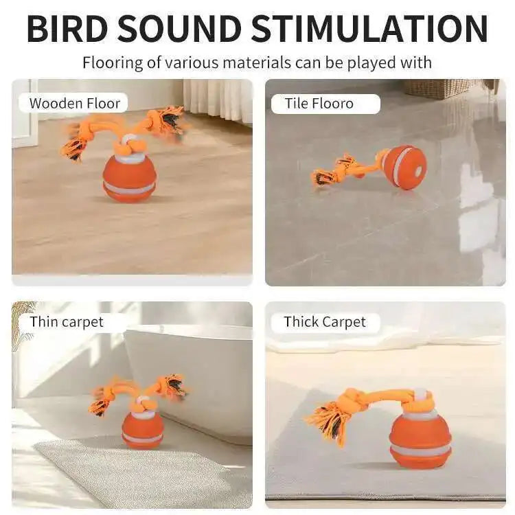 Smart Dog Toys Interactive Teasing Ball with Motion Activated Automatic Moving