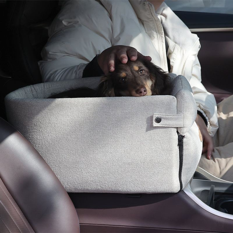 Car Central Dog Car Seat Bed Portable Dog Carrier