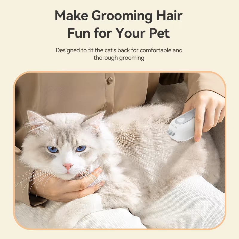  Pet Steam Comb Cat Electric Spray Brushes for Dog Hair Removal 