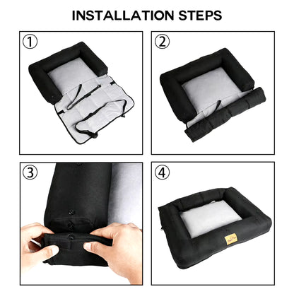 Car Seat Bed for Dog Waterproof Pet Cushion Bed Mat